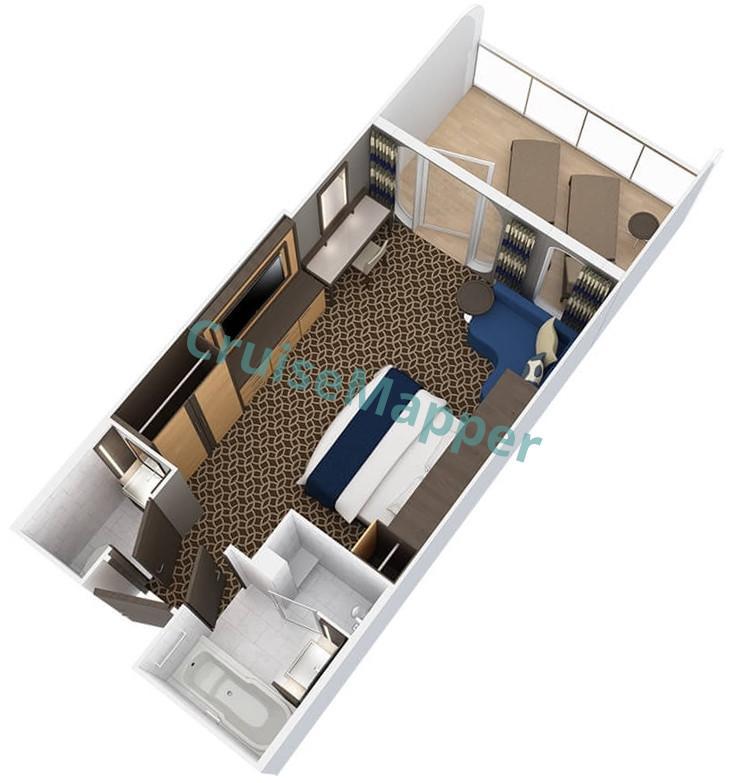 Spectrum Of The Seas cabins and suites CruiseMapper