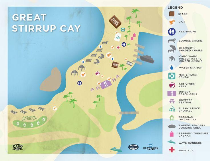 Great Stirrup Cay (NCL private island, Bahamas) cruise ship schedule