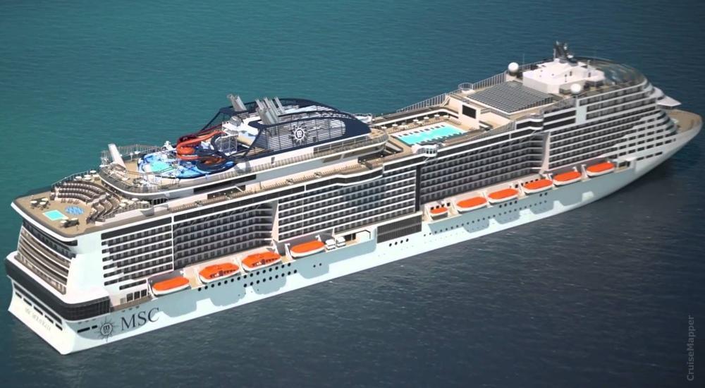 MSC Meraviglia Itinerary Schedule, Current Position CruiseMapper