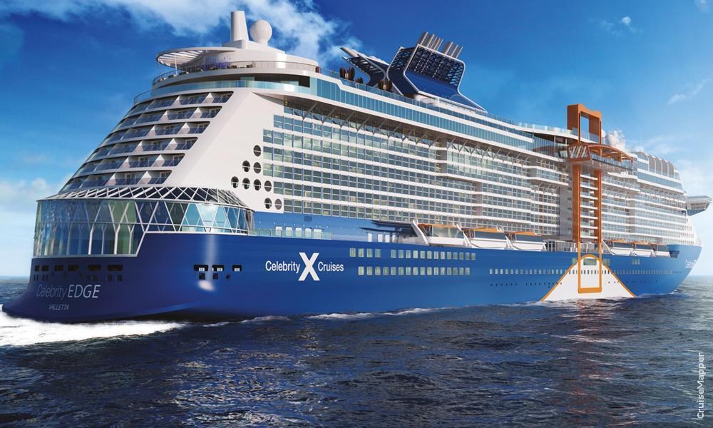 Celebrity Cruises Edge-class ship model