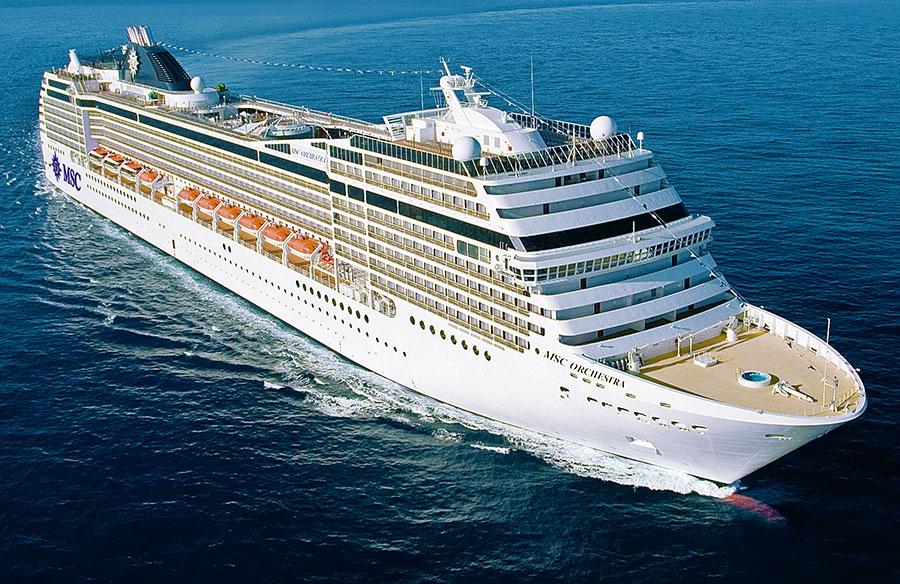 MSC Orchestra Itinerary Schedule, Current Position CruiseMapper