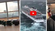 VIDEO: Viking Sky Reaches Port After Air Rescues