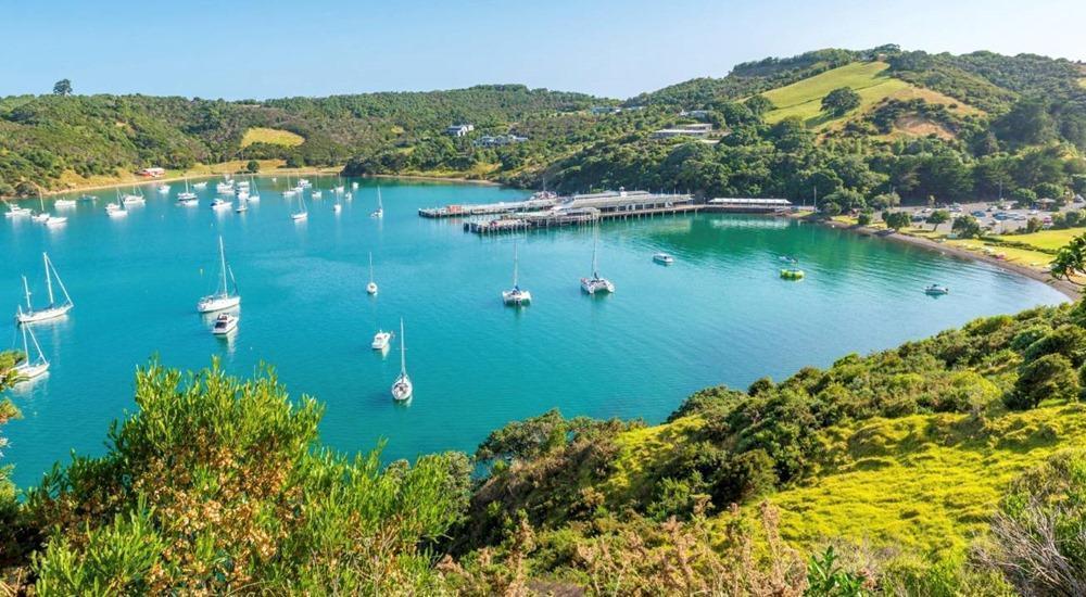 Waiheke Island (New Zealand) cruise port Matiatia Bay