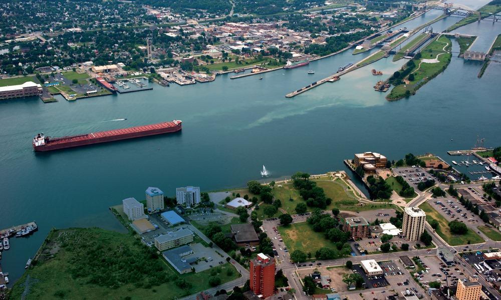 Soo Locks in Sault Ste Marie (Ontario, Canada) cruise port