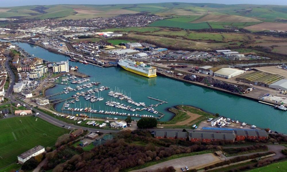 Port Newhaven (England UK) cruise ferry port