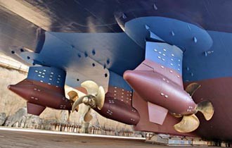 Oasis cruise ship propulsion azipod thruster ABB
