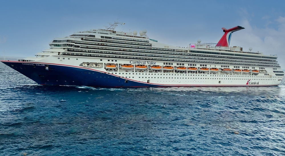 Carnival Valor Itinerary Schedule, Current Position CruiseMapper