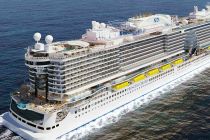 Hannah Waddingham christens the new Sun Princess cruise ship in Port Barcelona