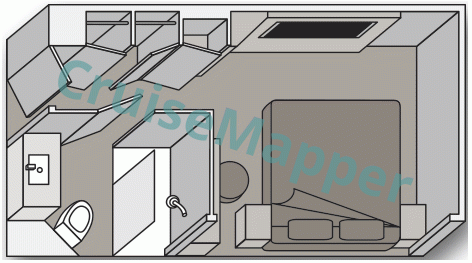 ms Koningsdam Interior Cabin  floor plan