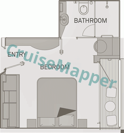 Scenic Amber Junior Suite  floor plan