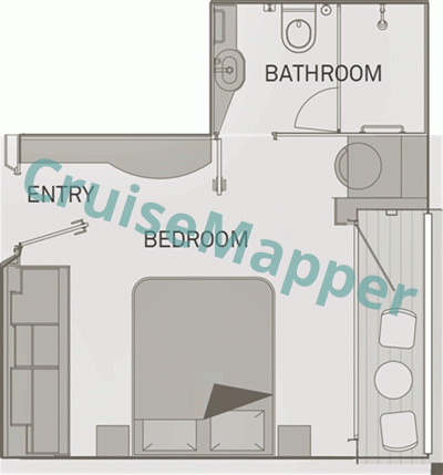 Scenic Crystal Junior Suite  floor plan