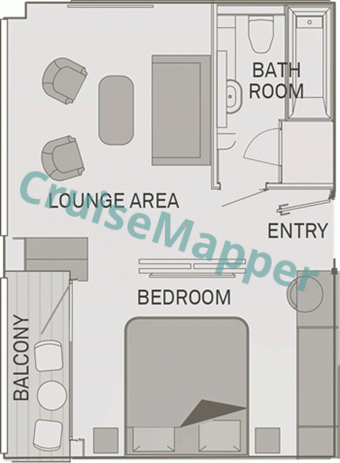 Scenic Crystal Royal Suite  floor plan