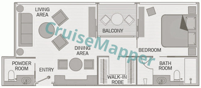 Scenic Diamond Royal Owners Suite  floor plan