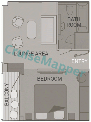 Scenic Gem Royal Suite  floor plan