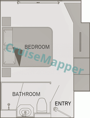 Scenic Tsar Window Cabin  floor plan