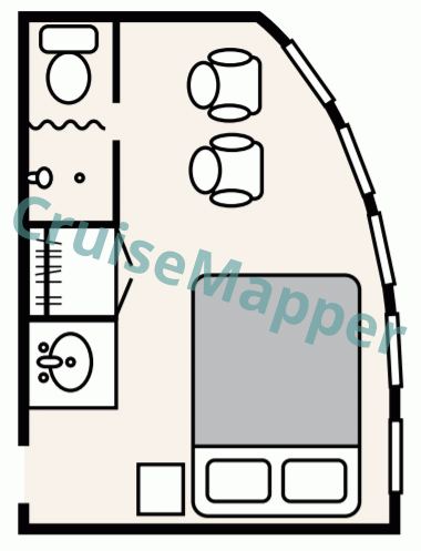 Alaskan Dream Vista View Suite  floor plan