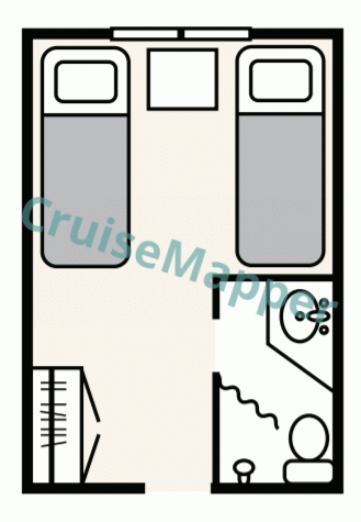 Chichagof Dream Category AA Oceanview Cabin  floor plan