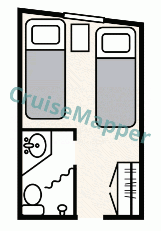 Chichagof Dream Category A Oceanview Cabin  floor plan