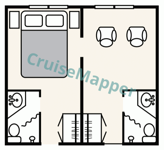 Chichagof Dream Owners Suite  floor plan