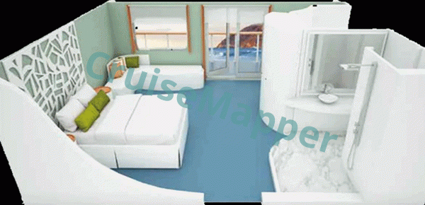 Galapagos Legend Legend Balcony Suite  floor plan