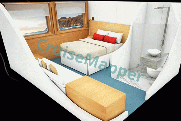 Galapagos Legend Window Junior Suite  floor plan