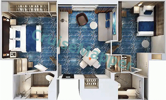 norwegian cruise line room layout