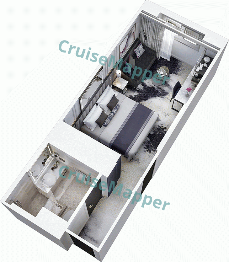 Riverside Mozart Window Suite  floor plan