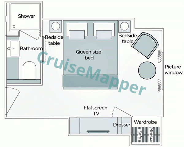Emerald Dawn Emerald Window Cabin  floor plan