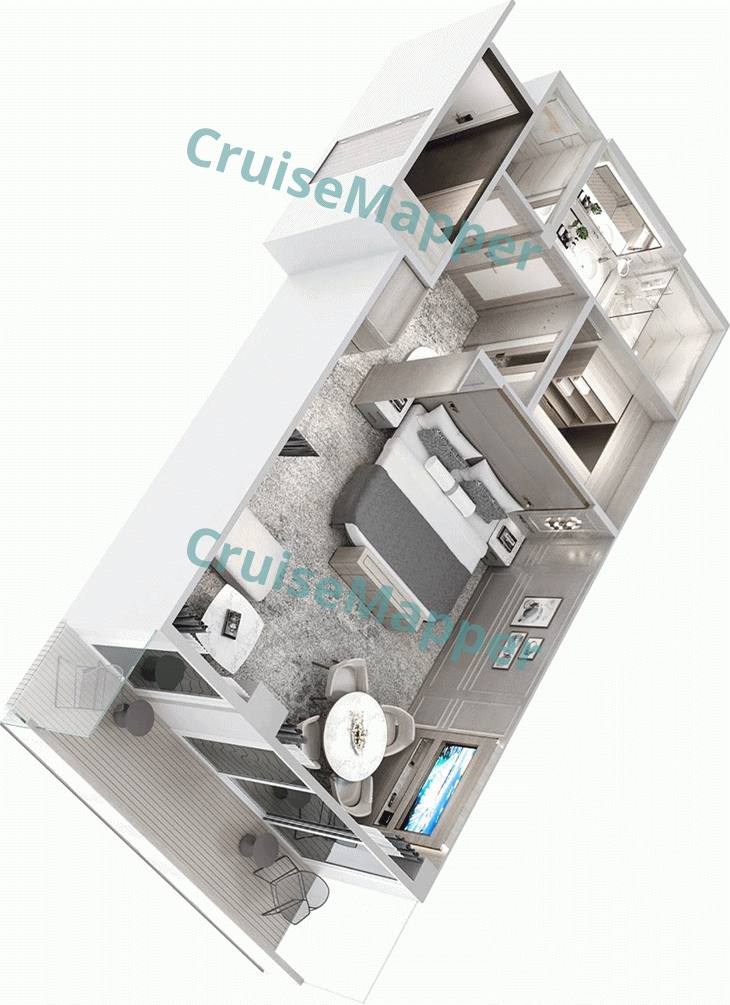 Silver Endeavour Silver Suite  floor plan