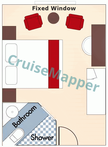 AmaLilia Window Cabin  floor plan