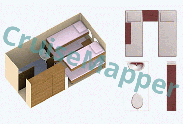 MS Lev Tolstoy Triple Cabin  floor plan