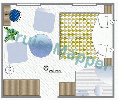 MS Lev Tolstoy Junior Suite  floor plan