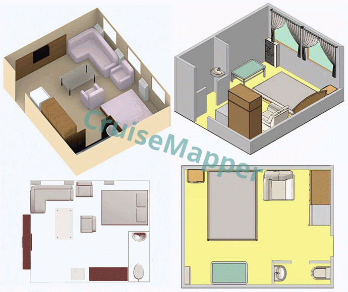 MS Alexander Radishchev Junior Suite  floor plan