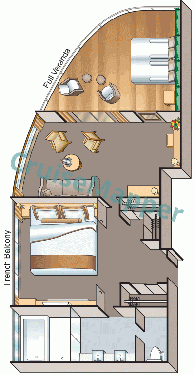 Viking Tonle 2-Room Explorer Suite  floor plan