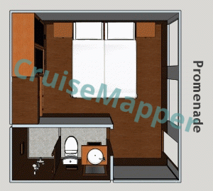 RV Lan Diep Promenade Cabin  floor plan