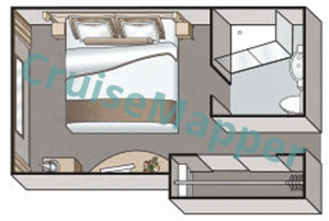 MS Crucebelle Porthole Window Cabin  floor plan