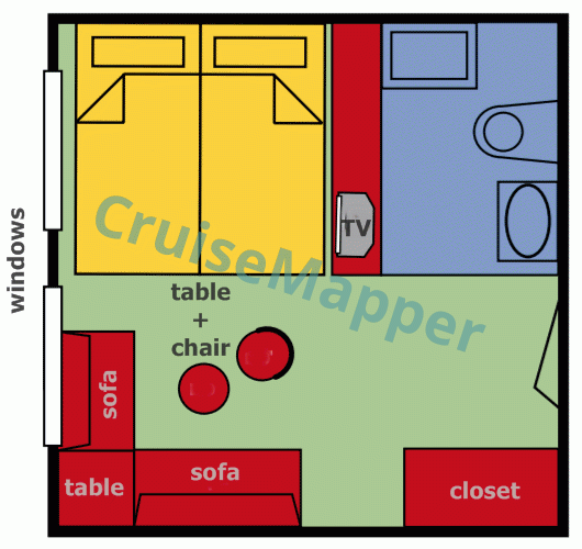DCS Alemannia Suite  floor plan