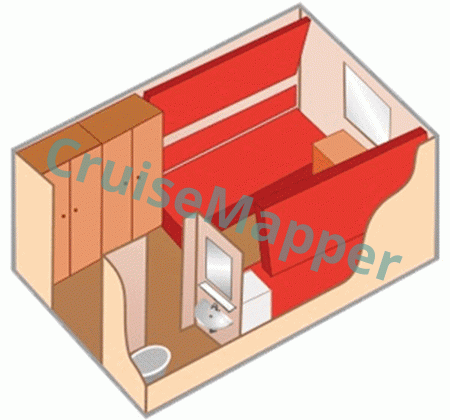 MS Rodnaya Rus Quad Cabin  floor plan