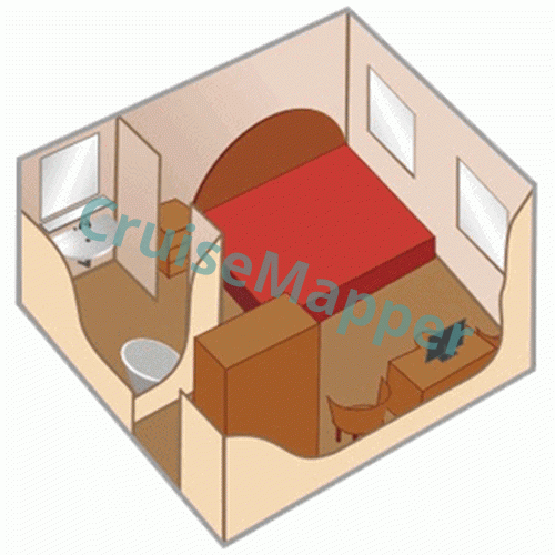 MS Rodnaya Rus Junior Suite  floor plan