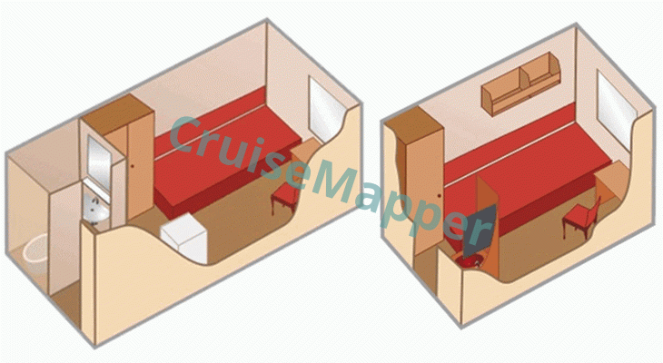 MS Kapitan Pushkarev Single Cabin  floor plan