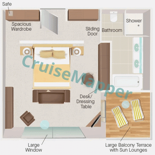 APT Mekong Serenity Bayon Suite  floor plan