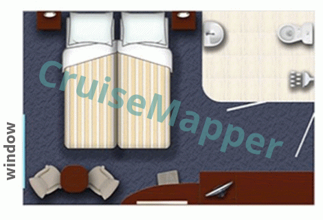 MS Tikhi Don Twin Deluxe Cabin  floor plan