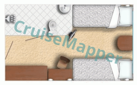 MS Peter Tchaikovsky Double Cabin  floor plan