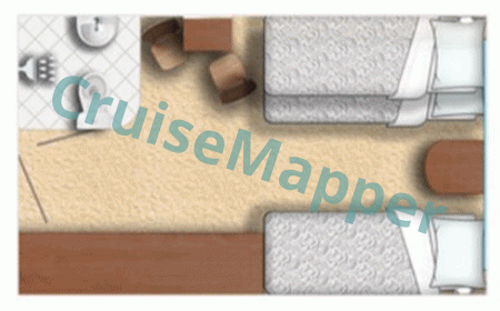 MS Ivan Bunin Porthole Triple Cabin  floor plan