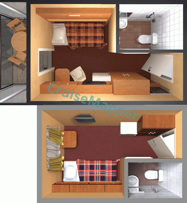 MS Crucelake-Lebedinoe Ozero Single Cabin  floor plan