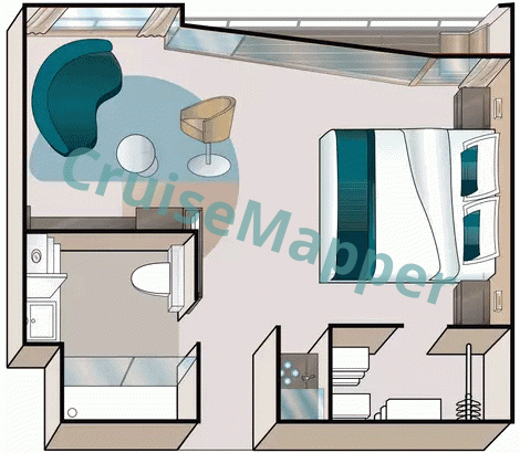 MS Amadeus Cara Balcony Amadeus Suite  floor plan