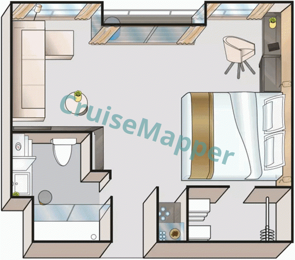 MS Amadeus Cara Balcony Amadeus Suite  floor plan