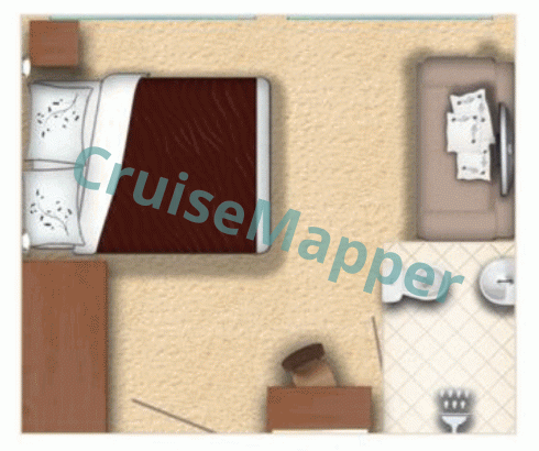 MS Igor Stravinsky Junior Suite  floor plan