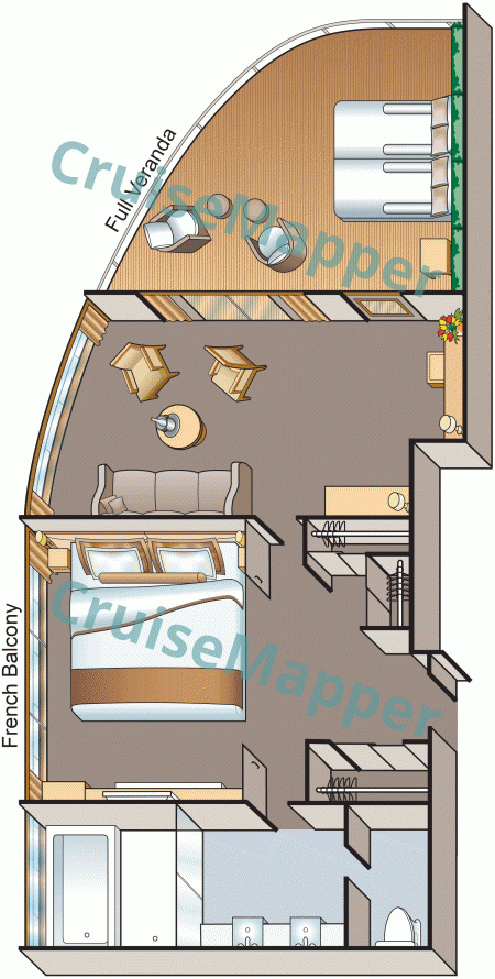 Viking Brahmaputra 2-Room Explorer Suite floor plan Viking Brahmaputra 2-Room Explorer Suite floor plan