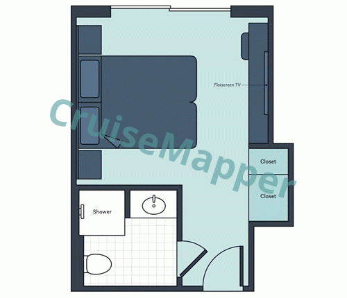 SS Sao Gabriel French Balcony Cabin floor plan SS Sao Gabriel French Balcony Cabin floor plan